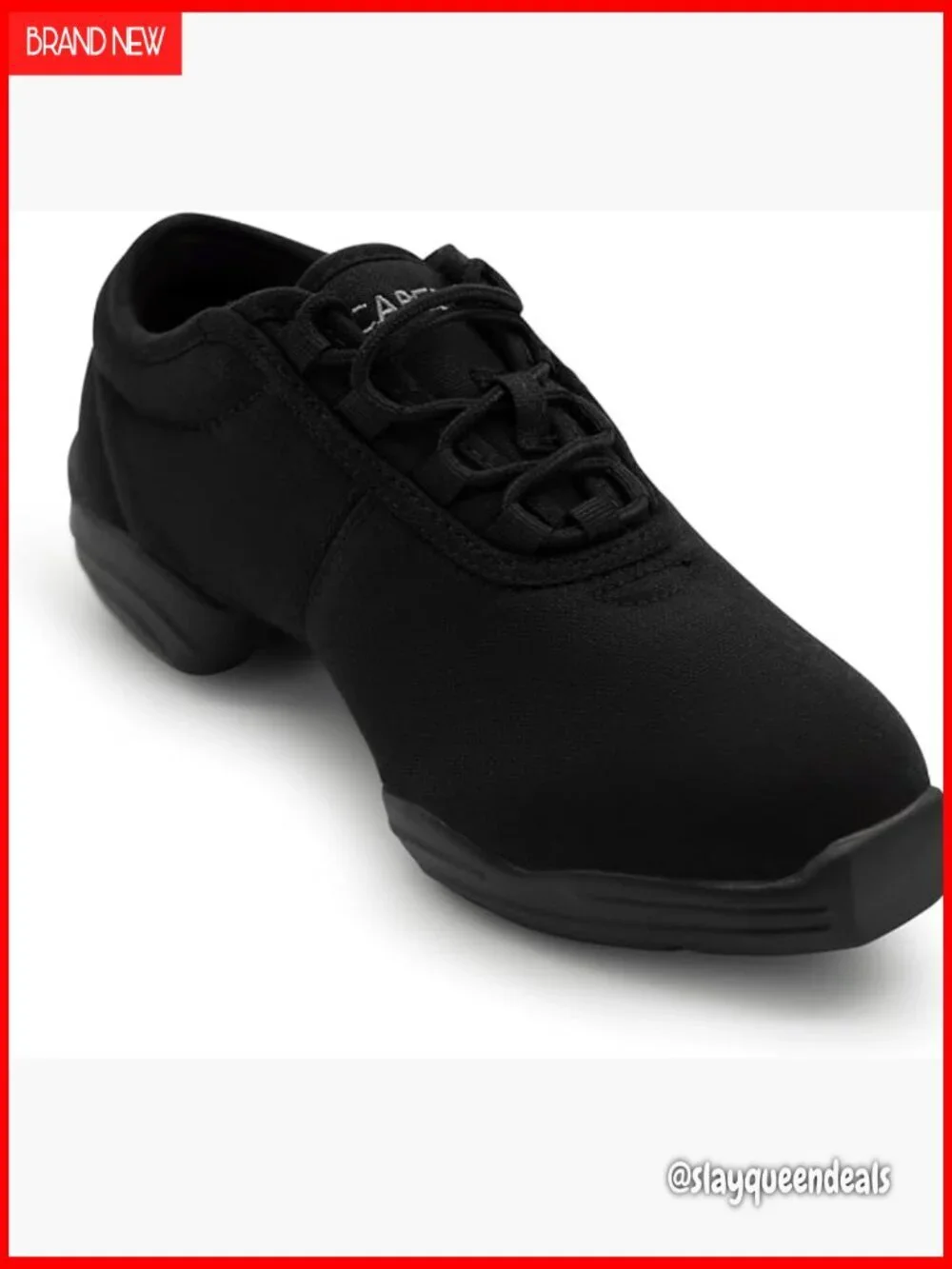 Canvas Dance Sneakers with Padded Tongue and Removable Footbed
